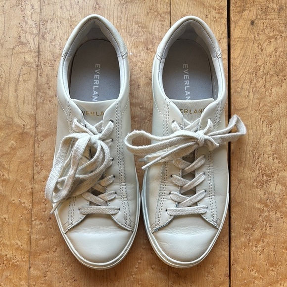 Everlane Shoes - Everlane | White Leather Sneakers | size 6